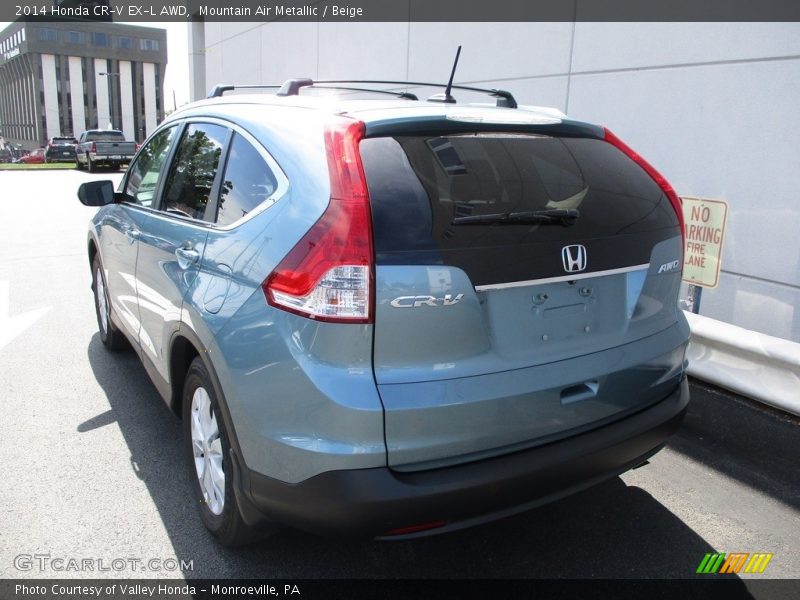 Mountain Air Metallic / Beige 2014 Honda CR-V EX-L AWD