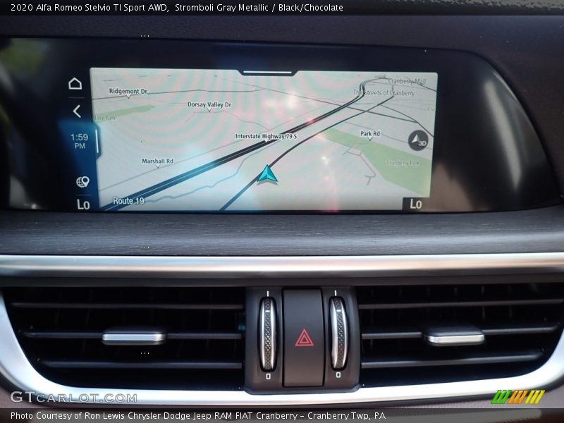 Navigation of 2020 Stelvio TI Sport AWD