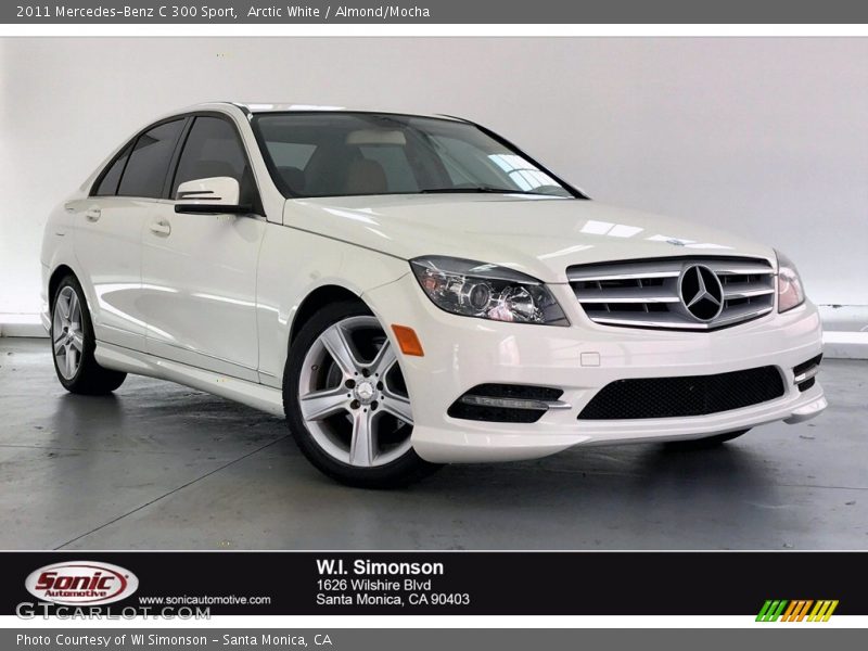 Arctic White / Almond/Mocha 2011 Mercedes-Benz C 300 Sport