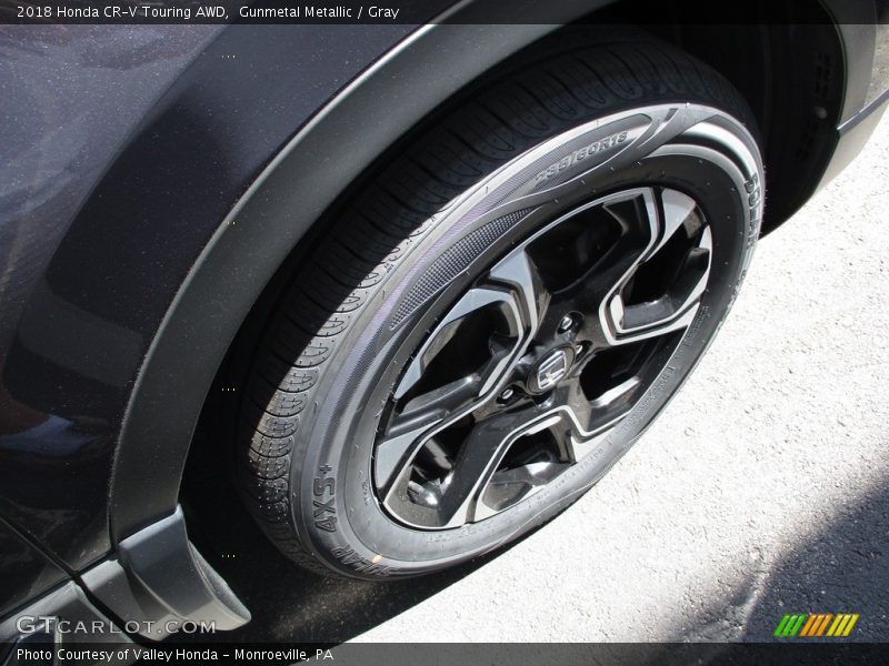 Gunmetal Metallic / Gray 2018 Honda CR-V Touring AWD