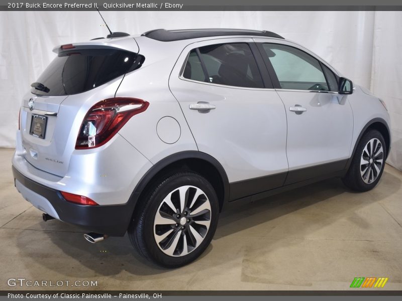 Quicksilver Metallic / Ebony 2017 Buick Encore Preferred II