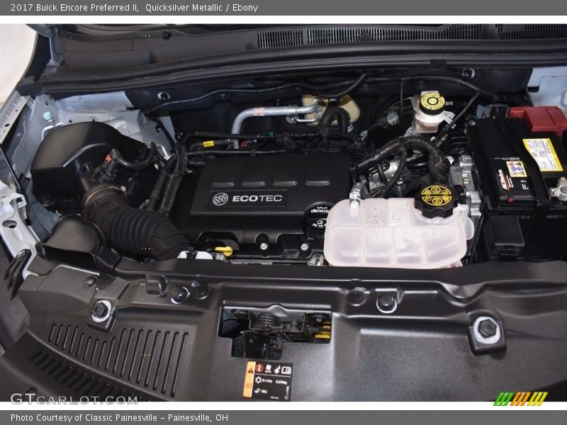 Quicksilver Metallic / Ebony 2017 Buick Encore Preferred II
