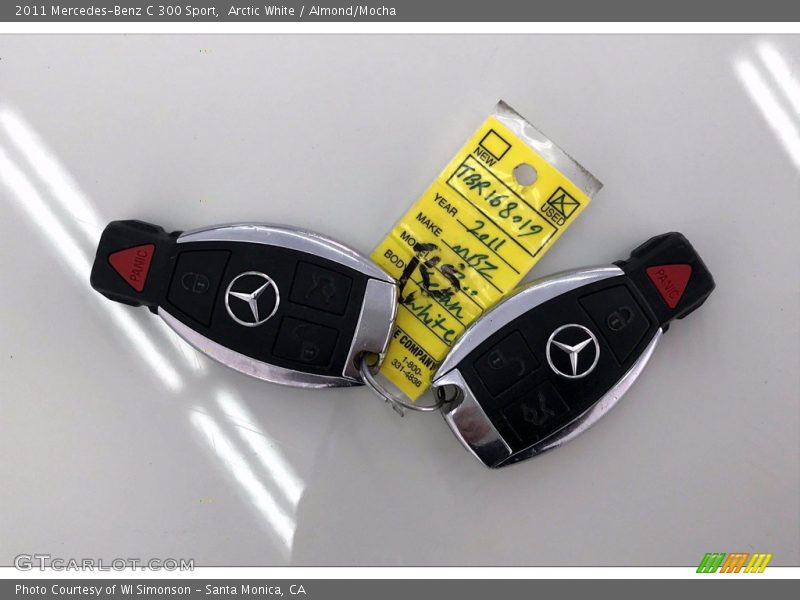 Arctic White / Almond/Mocha 2011 Mercedes-Benz C 300 Sport