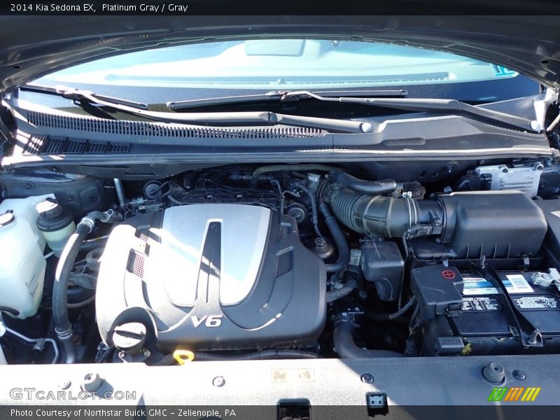 Platinum Gray / Gray 2014 Kia Sedona EX