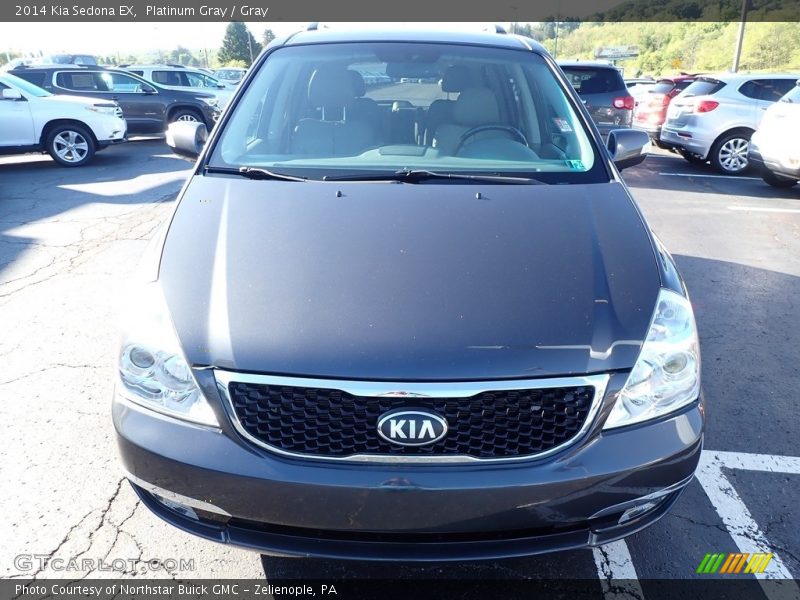 Platinum Gray / Gray 2014 Kia Sedona EX