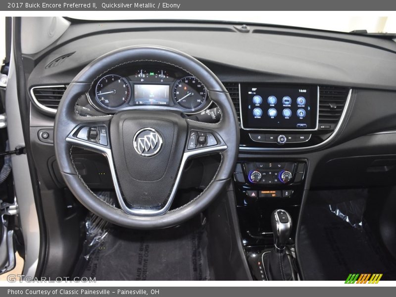 Quicksilver Metallic / Ebony 2017 Buick Encore Preferred II