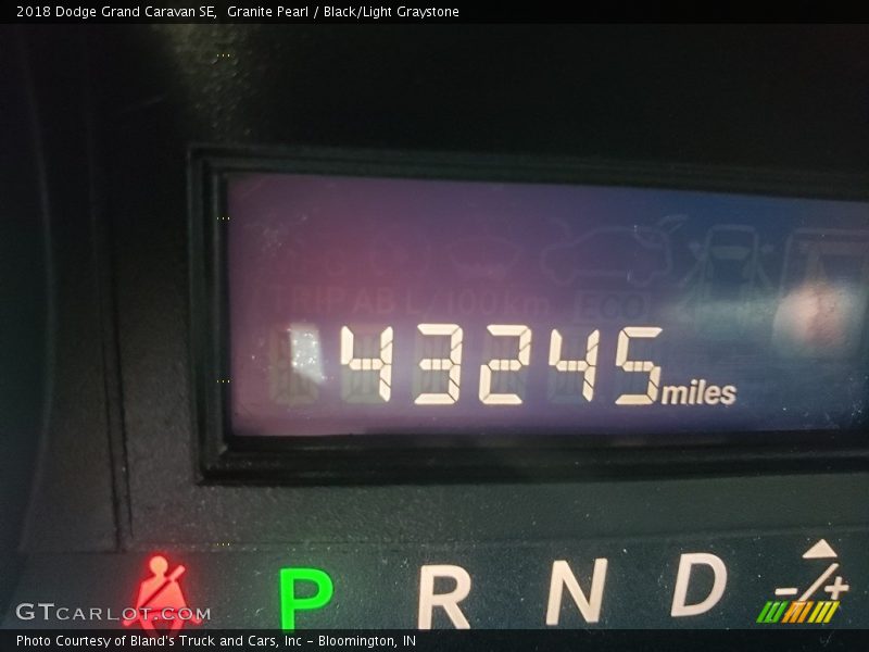 Granite Pearl / Black/Light Graystone 2018 Dodge Grand Caravan SE