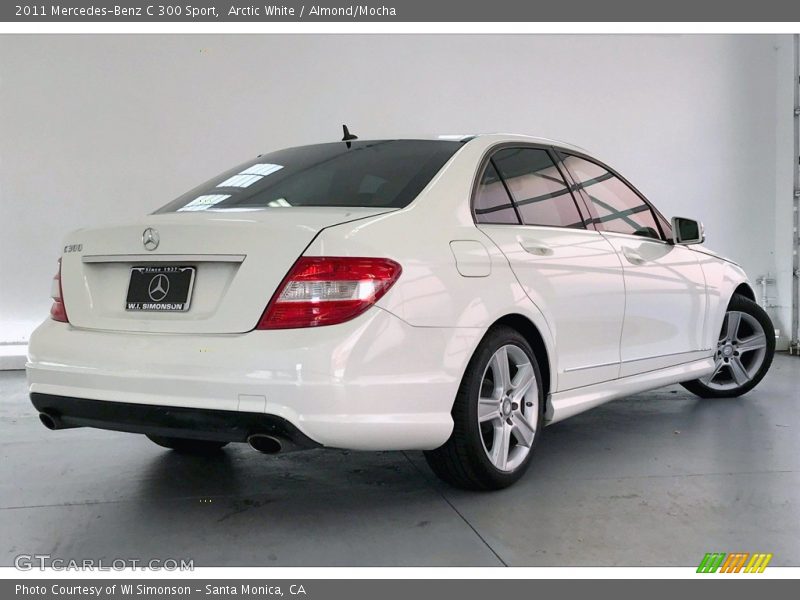 Arctic White / Almond/Mocha 2011 Mercedes-Benz C 300 Sport