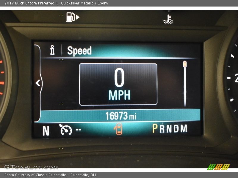 Quicksilver Metallic / Ebony 2017 Buick Encore Preferred II