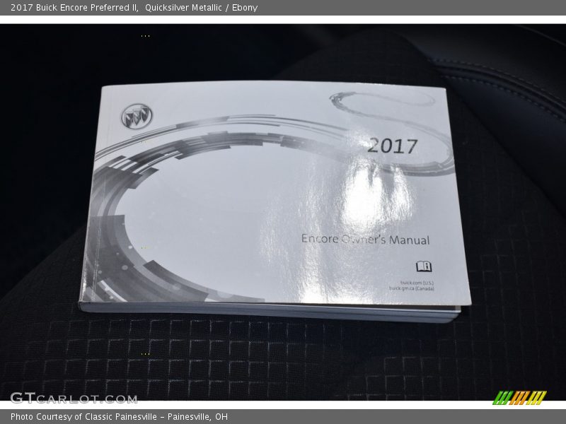 Quicksilver Metallic / Ebony 2017 Buick Encore Preferred II