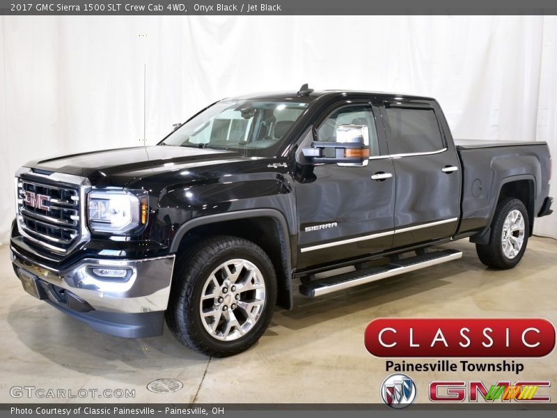 Onyx Black / Jet Black 2017 GMC Sierra 1500 SLT Crew Cab 4WD