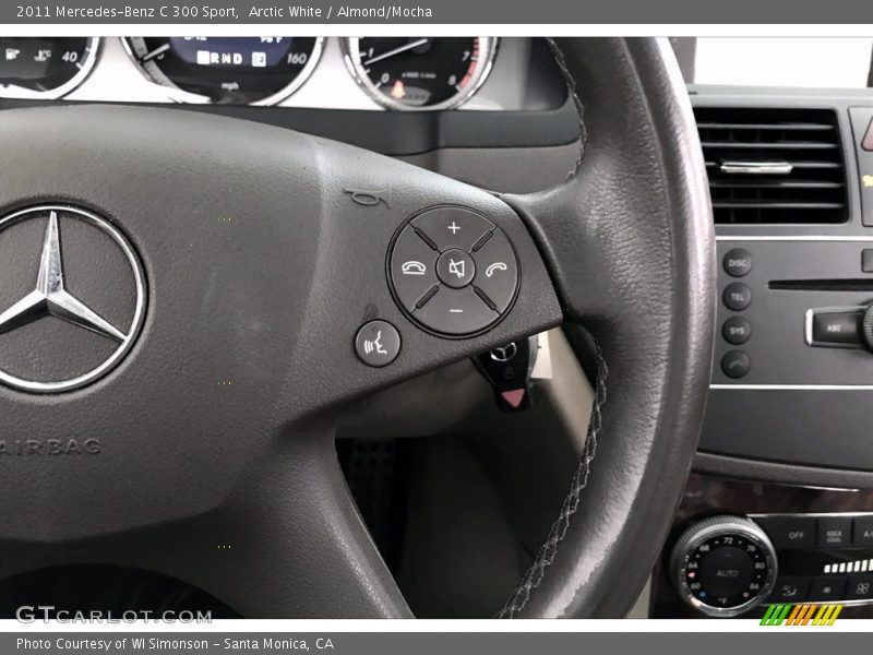 Arctic White / Almond/Mocha 2011 Mercedes-Benz C 300 Sport
