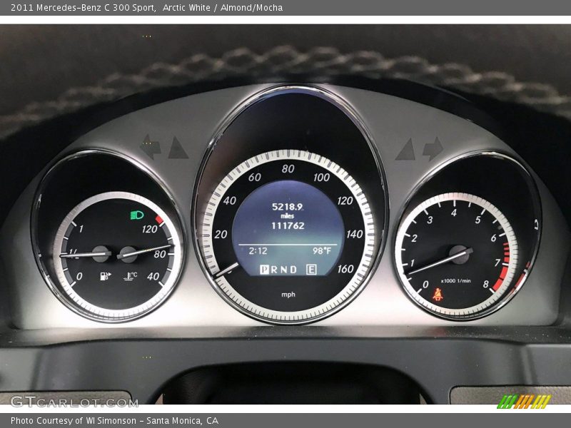 Arctic White / Almond/Mocha 2011 Mercedes-Benz C 300 Sport