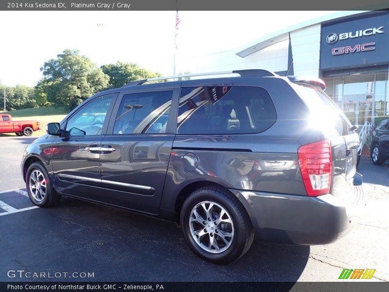 Platinum Gray / Gray 2014 Kia Sedona EX