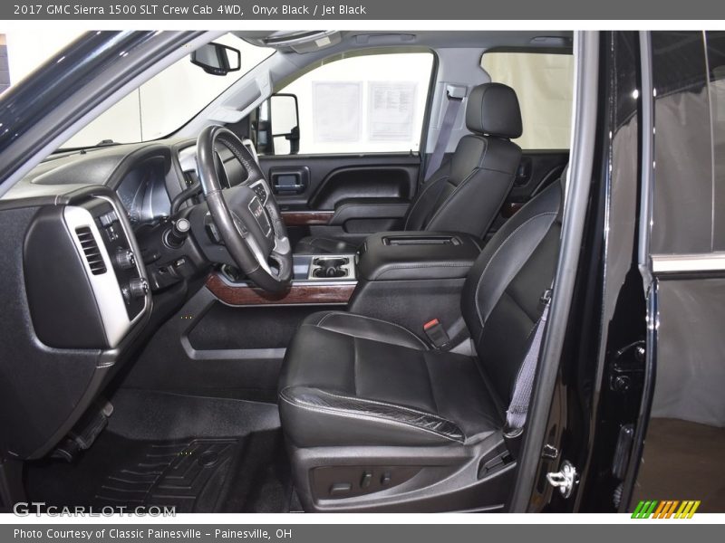 Onyx Black / Jet Black 2017 GMC Sierra 1500 SLT Crew Cab 4WD