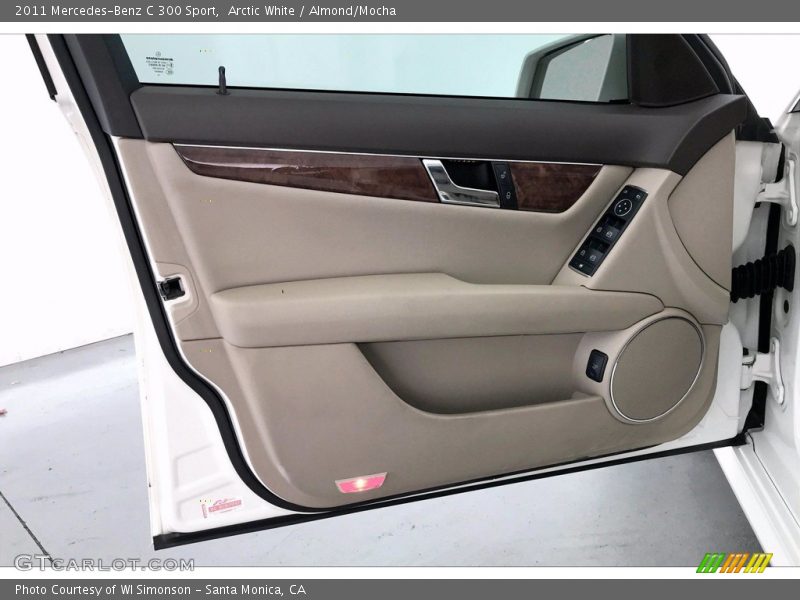 Arctic White / Almond/Mocha 2011 Mercedes-Benz C 300 Sport