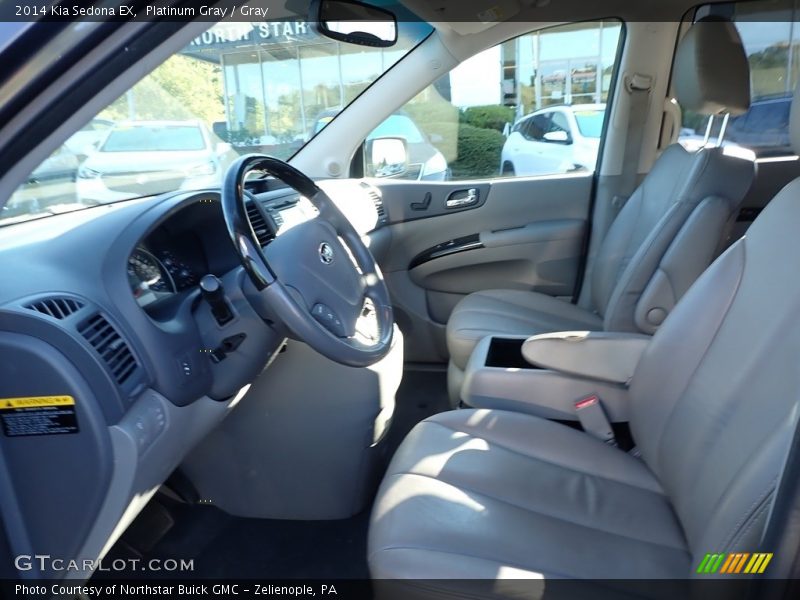Platinum Gray / Gray 2014 Kia Sedona EX
