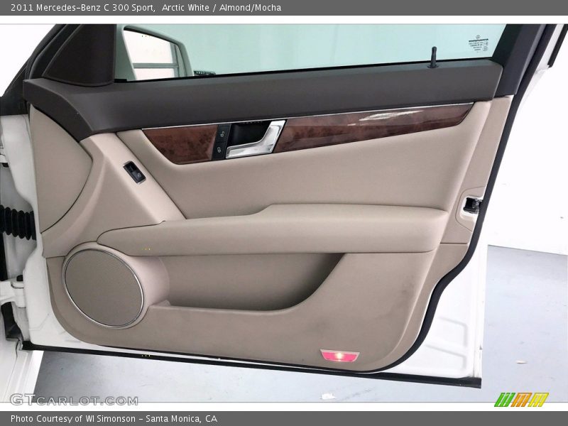 Arctic White / Almond/Mocha 2011 Mercedes-Benz C 300 Sport