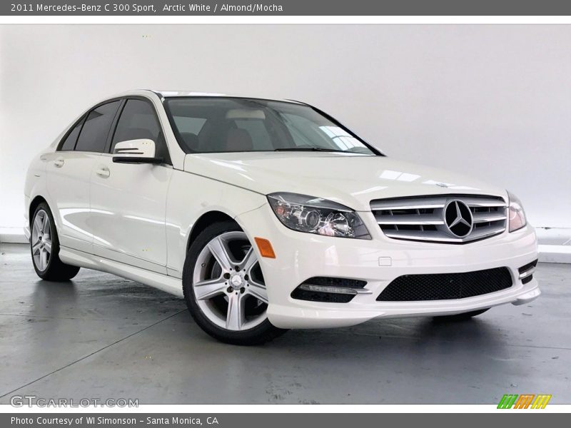 Arctic White / Almond/Mocha 2011 Mercedes-Benz C 300 Sport