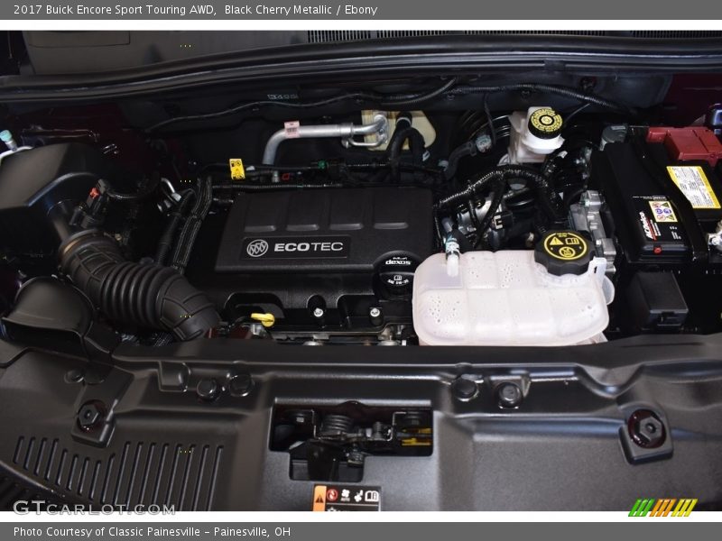 Black Cherry Metallic / Ebony 2017 Buick Encore Sport Touring AWD