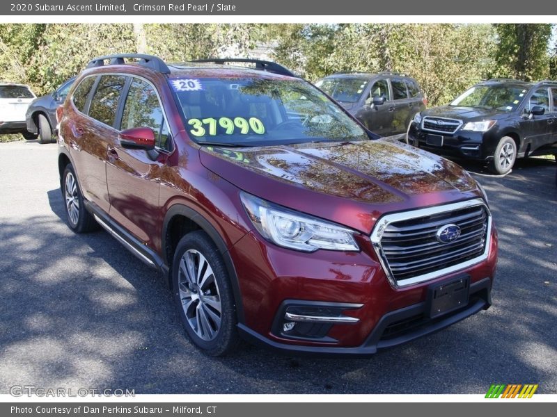 Crimson Red Pearl / Slate 2020 Subaru Ascent Limited