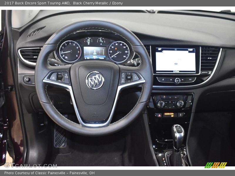 Black Cherry Metallic / Ebony 2017 Buick Encore Sport Touring AWD