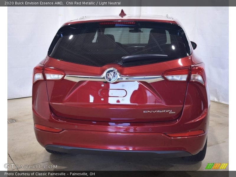 Chili Red Metallic / Light Neutral 2020 Buick Envision Essence AWD