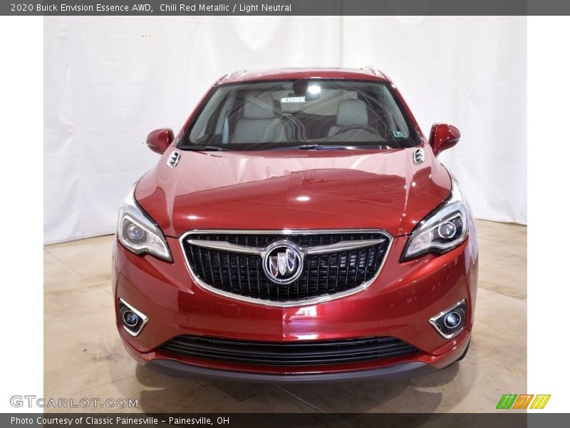 Chili Red Metallic / Light Neutral 2020 Buick Envision Essence AWD