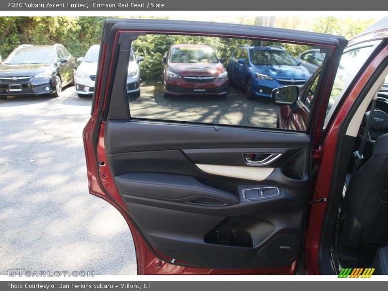 Crimson Red Pearl / Slate 2020 Subaru Ascent Limited