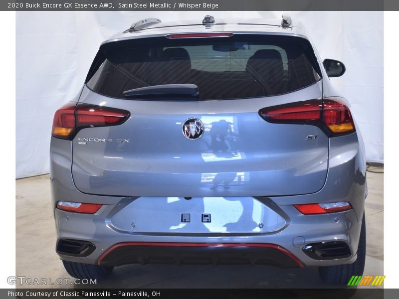 Satin Steel Metallic / Whisper Beige 2020 Buick Encore GX Essence AWD