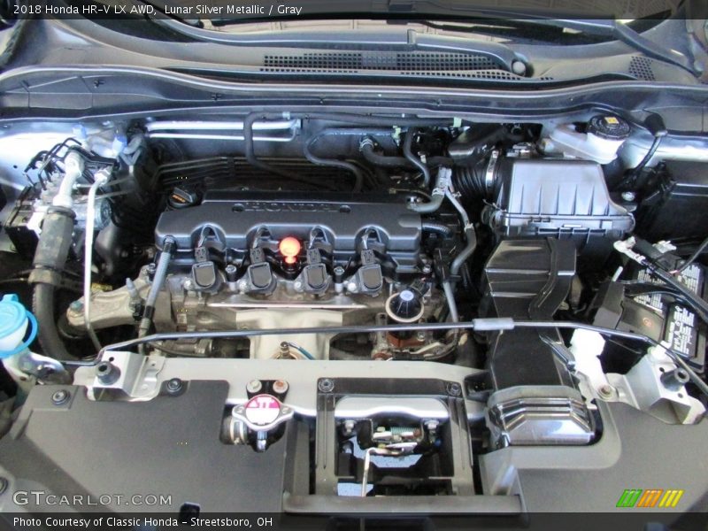 Lunar Silver Metallic / Gray 2018 Honda HR-V LX AWD