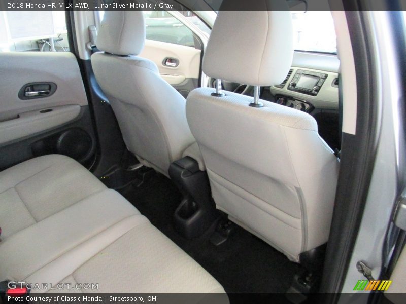 Lunar Silver Metallic / Gray 2018 Honda HR-V LX AWD