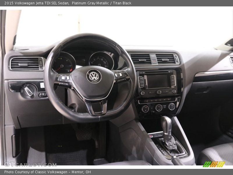 Dashboard of 2015 Jetta TDI SEL Sedan