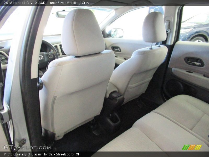 Lunar Silver Metallic / Gray 2018 Honda HR-V LX AWD
