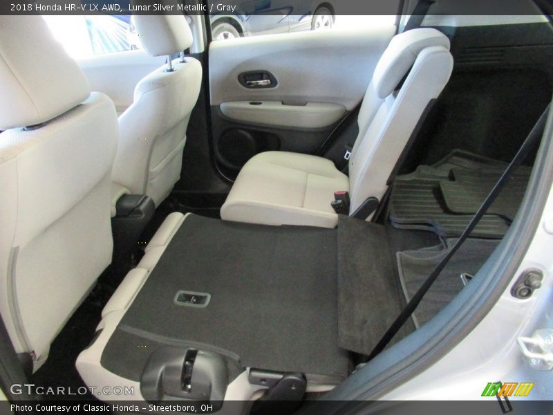 Lunar Silver Metallic / Gray 2018 Honda HR-V LX AWD