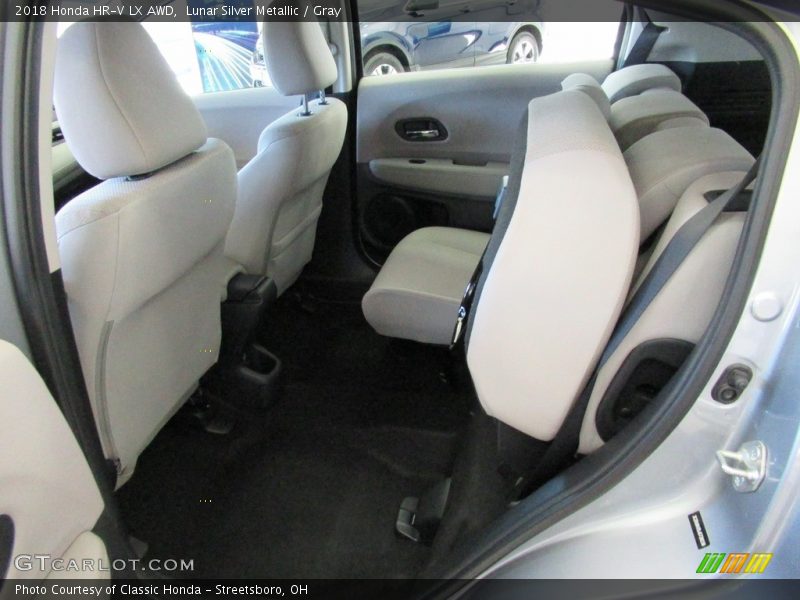 Lunar Silver Metallic / Gray 2018 Honda HR-V LX AWD
