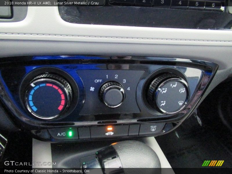 Lunar Silver Metallic / Gray 2018 Honda HR-V LX AWD
