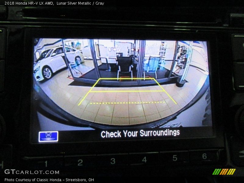 Lunar Silver Metallic / Gray 2018 Honda HR-V LX AWD