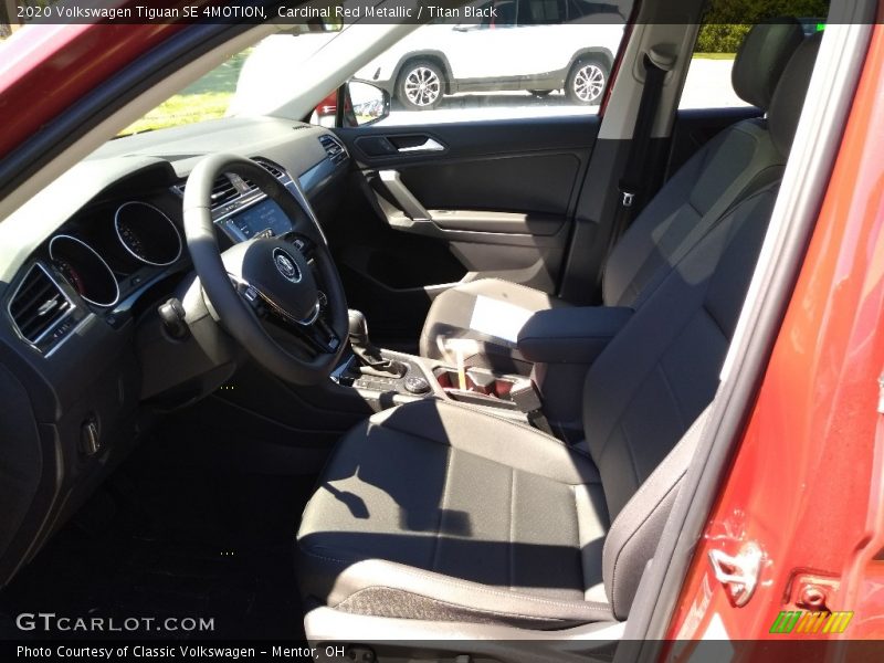 Cardinal Red Metallic / Titan Black 2020 Volkswagen Tiguan SE 4MOTION
