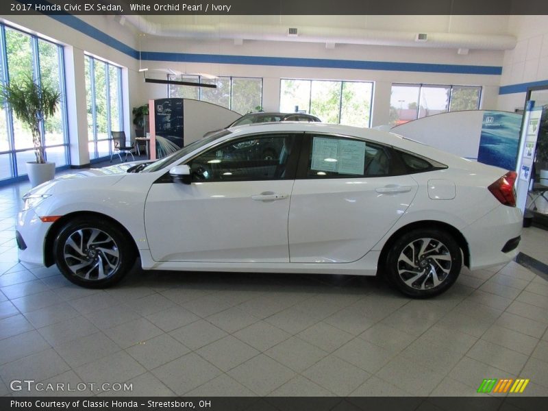 White Orchid Pearl / Ivory 2017 Honda Civic EX Sedan