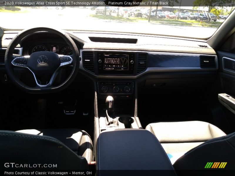 Platinum Gray Metallic / Titan Black 2020 Volkswagen Atlas Cross Sport SE Technology 4Motion