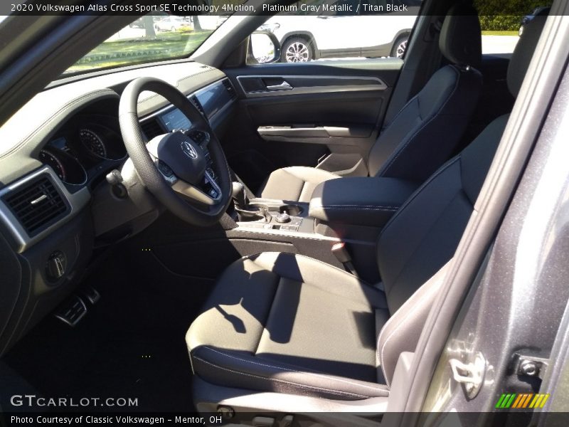Platinum Gray Metallic / Titan Black 2020 Volkswagen Atlas Cross Sport SE Technology 4Motion