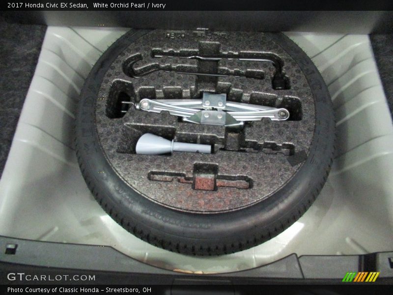 White Orchid Pearl / Ivory 2017 Honda Civic EX Sedan