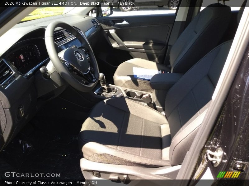 Deep Black Pearl / Titan Black 2020 Volkswagen Tiguan SEL 4MOTION
