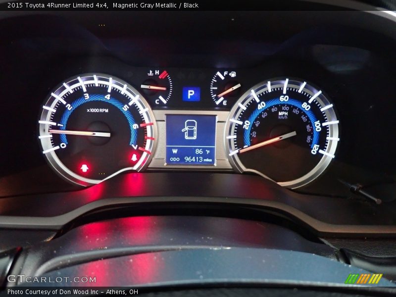 Magnetic Gray Metallic / Black 2015 Toyota 4Runner Limited 4x4