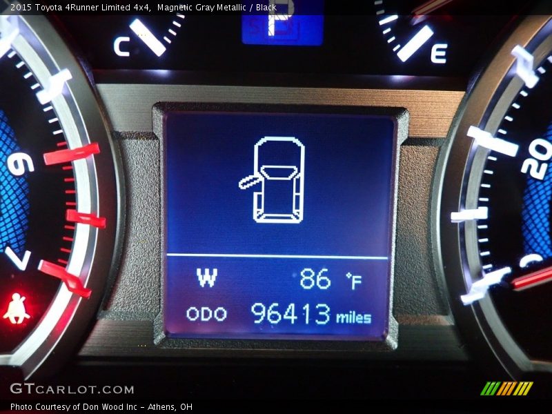 Magnetic Gray Metallic / Black 2015 Toyota 4Runner Limited 4x4