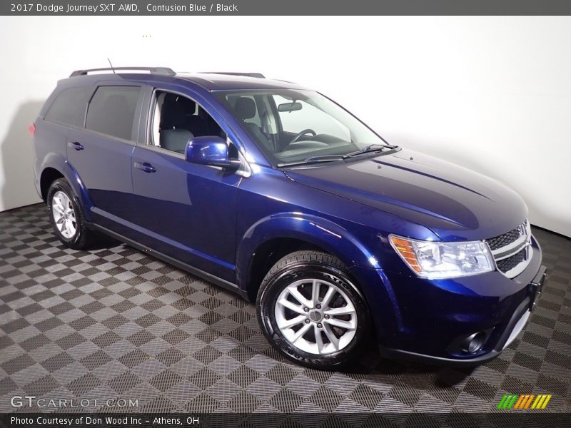 Contusion Blue / Black 2017 Dodge Journey SXT AWD