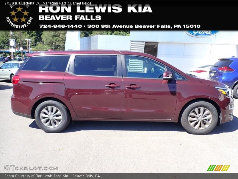 Venetian Red / Camel Beige 2020 Kia Sedona LX