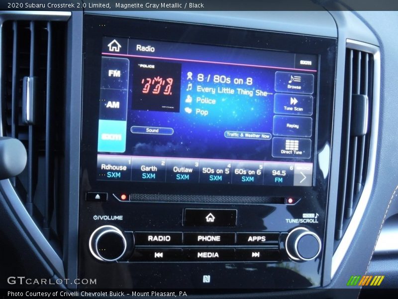 Magnetite Gray Metallic / Black 2020 Subaru Crosstrek 2.0 Limited
