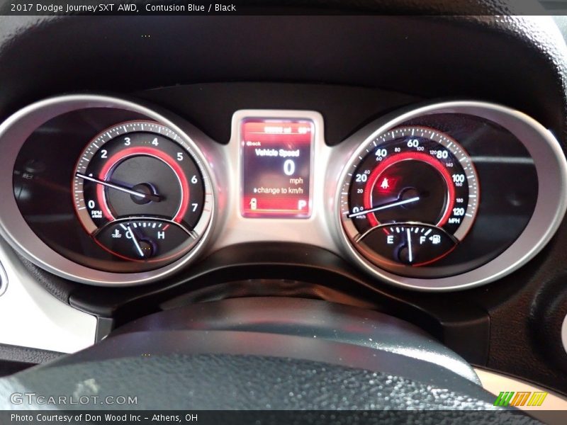 Contusion Blue / Black 2017 Dodge Journey SXT AWD
